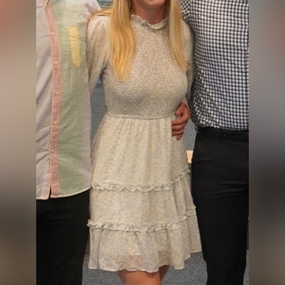 Petal & Pup White Ruffled Tiered Long Sleeve Sundress (Rachael Dress) - Picture 7 of 7